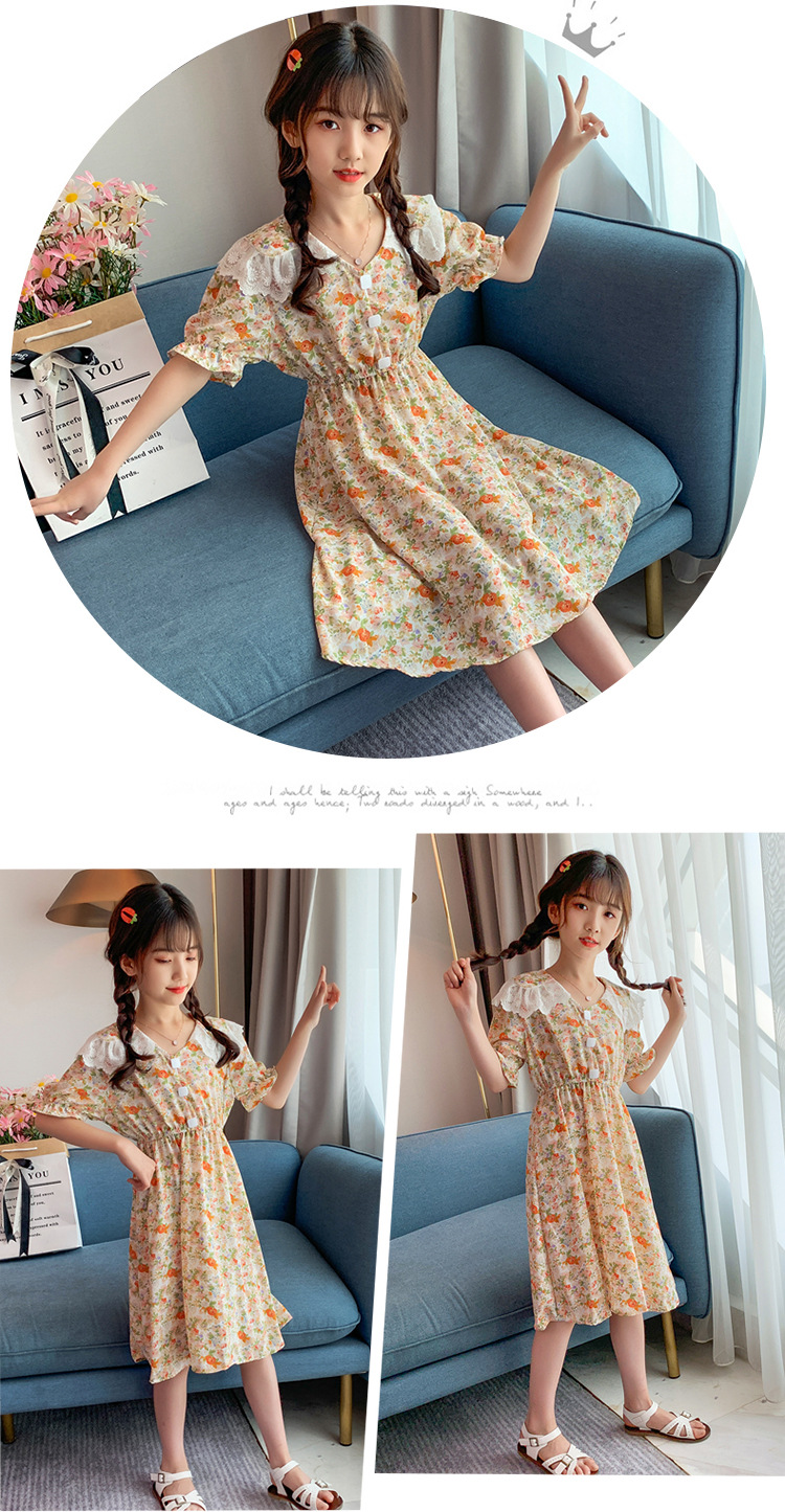 dr4782 เดรส เด็กโต 3 ตัวต่อแพ็ค 110-160 (เลือกไซส์ได้ให้ครบแพ็ค)