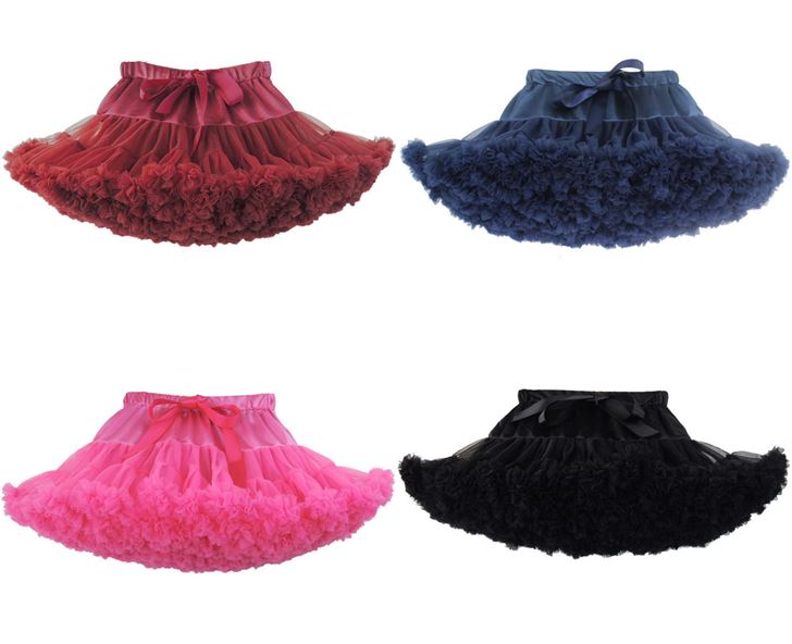YL39 กระโปรง tutu size XL จำนวน 4 ตัวต่อแพ็ค (คละสีได้)