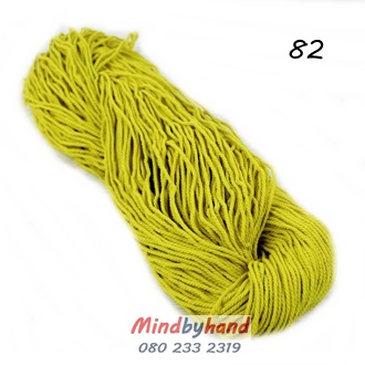 เชือกฟอก แบบไจ 82 สีเหลือง