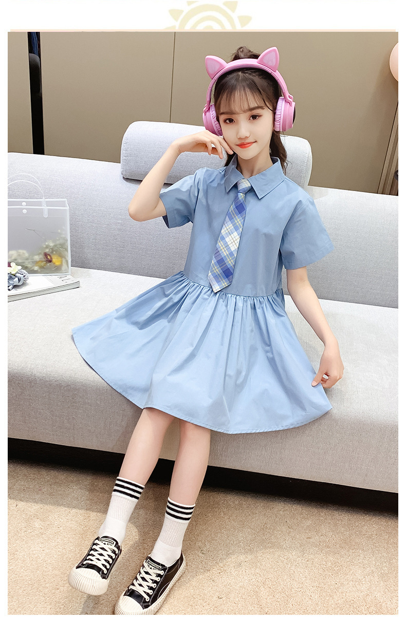 dr4988 เดรส เด็กโต 3 ตัวต่อแพ็ค 110-160 (เลือกไซส์ได้ให้ครบแพ็ค)