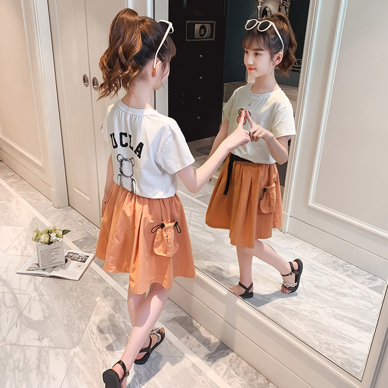 dr5003 เสื้อ+กระโปรง เด็กโต 3 ตัวต่อแพ็ค 110-160 (เลือกไซส์ได้ให้ครบแพ็ค)