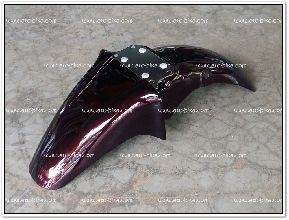 บังโคลนหน้า VR150, TZR150 สีเปลือกมังคุด