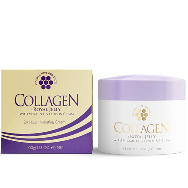 พร้อมส่ง คอลลาเจนผสมนมผึ้ง Golden Hive Collagen +Royal Jelly Cream จากออสเตรเลีย บำรุง 24.ชม 100ml.