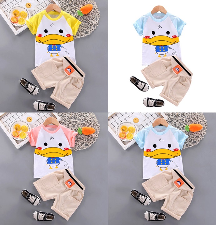 ha1270 เสื้อ+กางเกง size 80-110 จำนวน 4 ตัวต่อแพ็ค