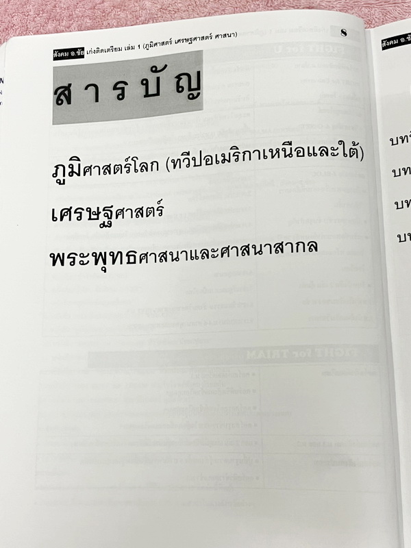 ►สอบเข้าเตรียมอุดม◄ หนังสือเรียนพิเศษ เก่งติดเตรียม เล่ม 1-2 ภูมิศาสตร์ ประวัติศาสตร์ เนื้อหายากลึกถึงสอบเข้า ม.4 ร.ร.เตรียมอุดม มีสรุปเนื้อหาอย่างละเอียด มีตารางเปรียบเทียบเนื้อหาสาระต่างๆ อ่านง่าย เข้าใจง่าย มี Test โจทย์ข้อสอบประจำบท เนื้อหาในหนังสือพิ