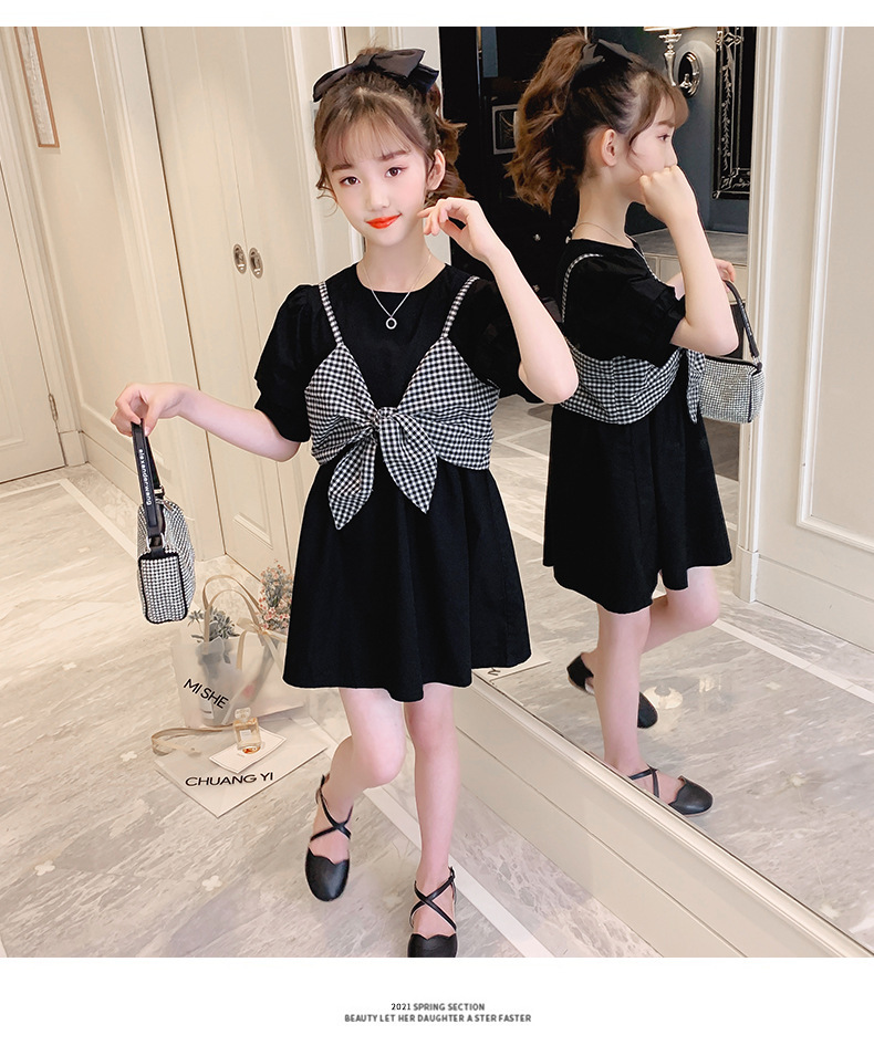 dr4919 เดรส เด็กโต 3 ตัวต่อแพ็ค 110-170 (เลือกไซส์ได้ให้ครบแพ็ค)