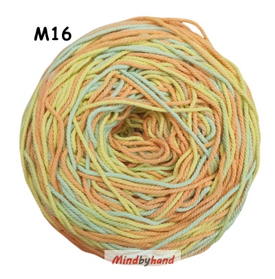 เชือกฟอกสีเหลือบ สี 16