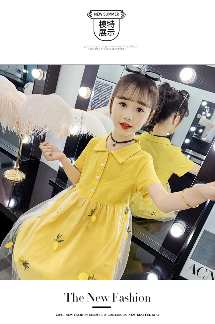 dr4971 เดรส เด็กโต 3 ตัวต่อแพ็ค 110-160 (เลือกไซส์ได้ให้ครบแพ็ค)