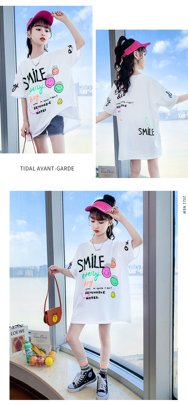 dr4851 เสื้อยืด เด็กโต 3 ตัวต่อแพ็ค 110-170 (เลือกไซส์ได้ให้ครบแพ็ค)