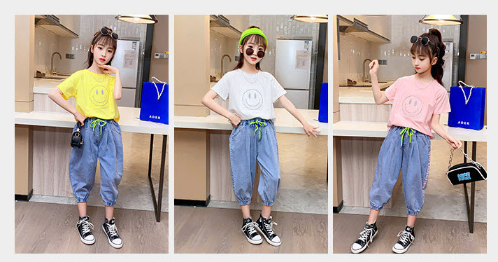 dr5134 เสื้อ+กางเกง เด็กโต 3 ตัวต่อแพ็ค 110-160 (เลือกไซส์ได้ให้ครบแพ็ค)