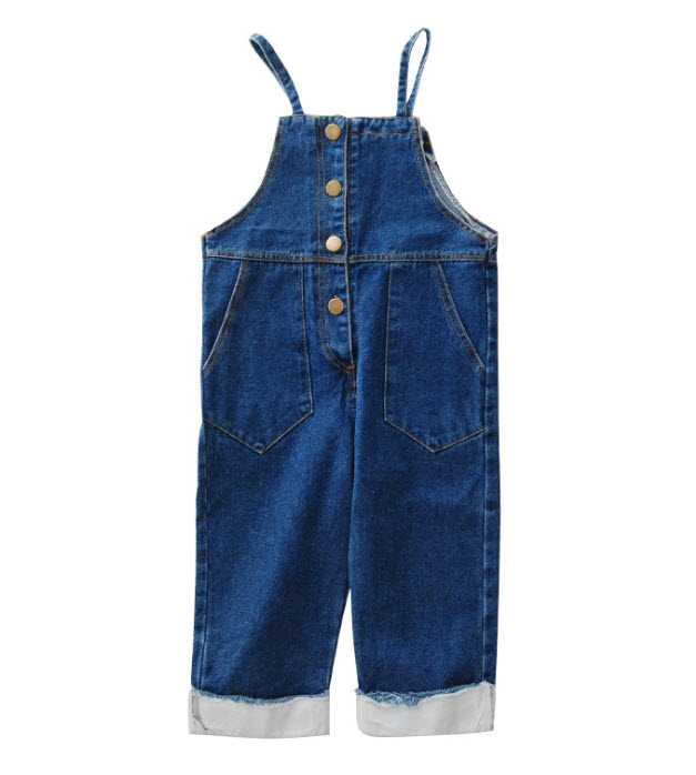 yw354 เอี๊ยมยีนส์ ไม่รวมเสื้อ size 7-15 5 ชุดต่อแพ็ค