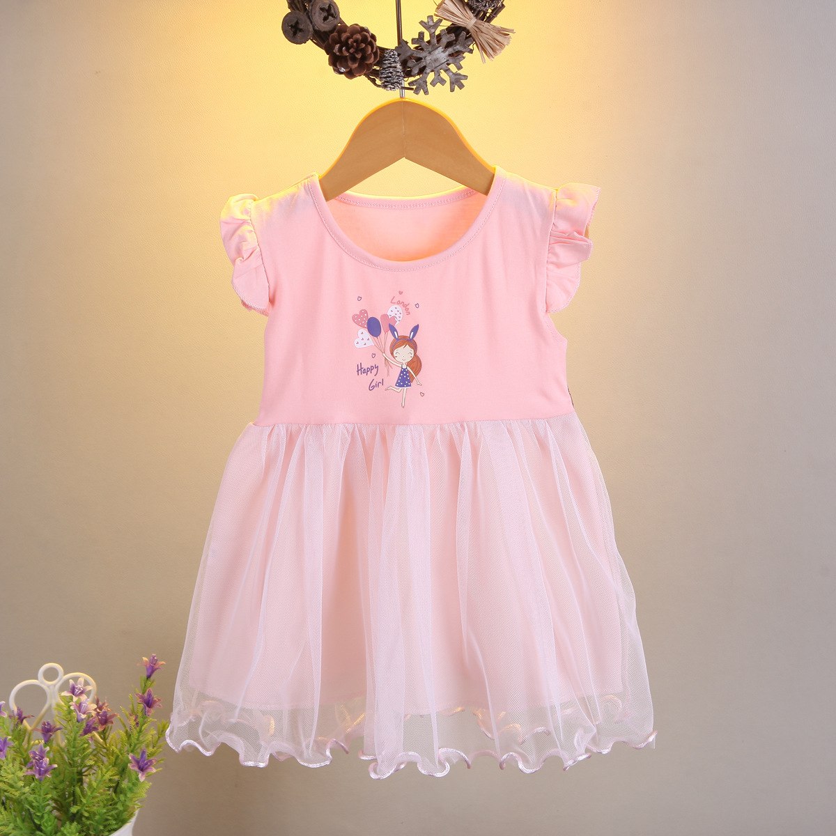 ha1348 เดรส size 80-120 จำนวน 5 ตัวต่อแพ็ค