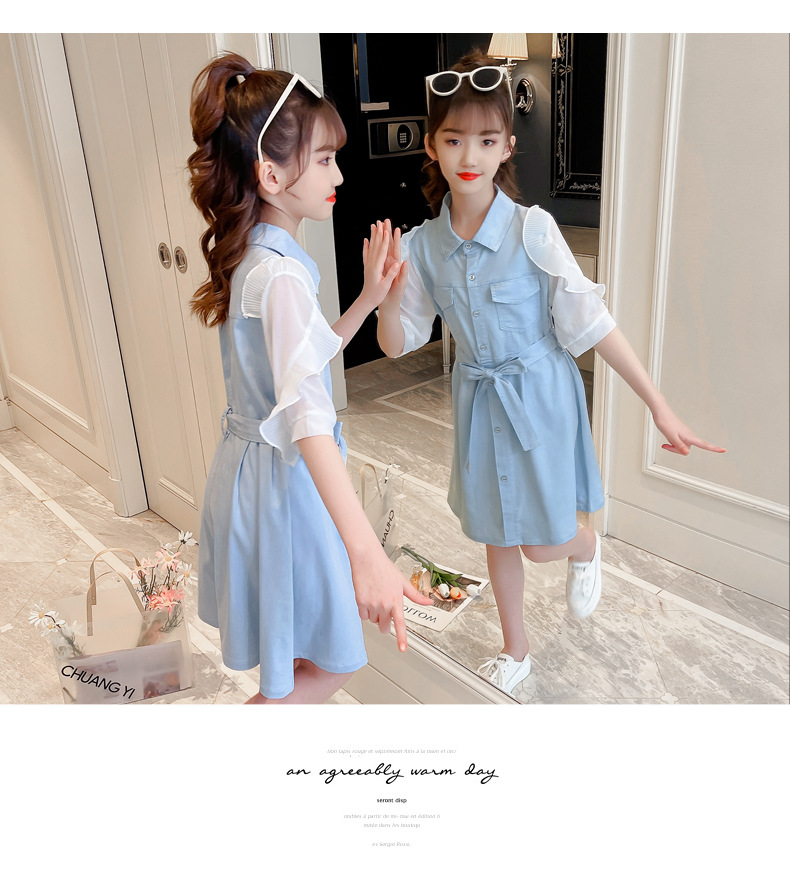 dr5194 เดรส เด็กโต 3 ตัวต่อแพ็ค 110-170 (เลือกไซส์ได้ให้ครบแพ็ค)
