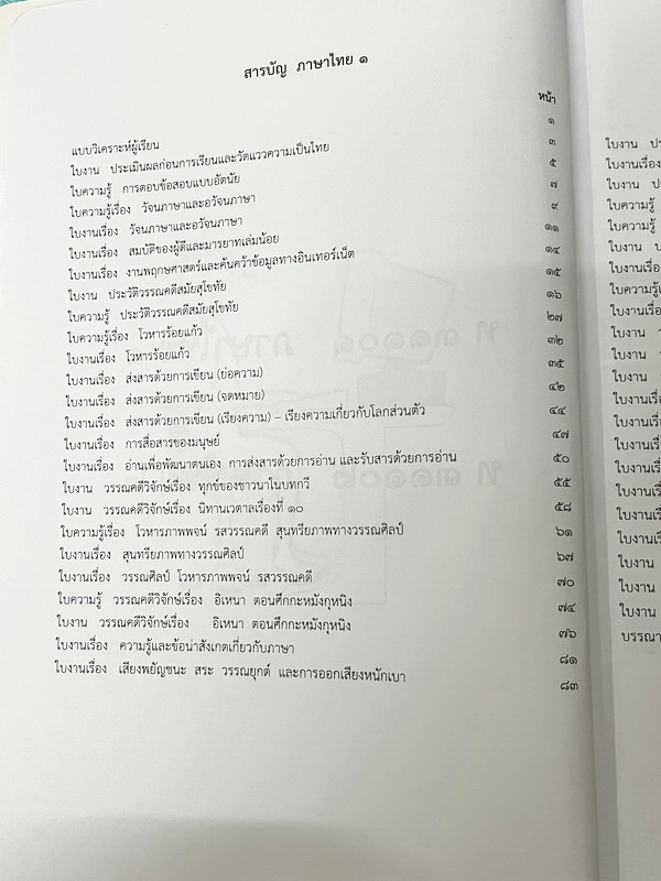 ►หนังสือเรียนโรงเรียนเตรียมอุดม◄ เอกสารประกอบการเรียนรายวิชาภาษาไทย ม.4 จัดทำโดยกลุ่มสาระการเรียนรู้ภาษาไทย มีสรุปเนื้อหาและโจทย์แบบทดสอบเข้มข้น ในหนังสือมีจดบางหน้า และไม่มีเฉลย หนังสือเล่มใหญ่