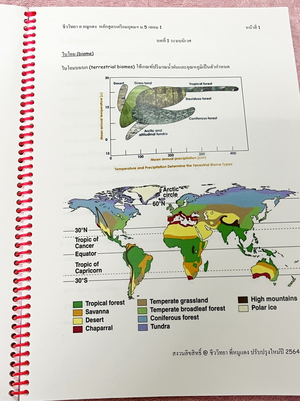 ►อ.หมูแดง◄ ชีววิทยาอาจารย์หมูแดง ชีววิทยา ม.5 เทอม 1 หลักสูตรเตรียมอุดม จดเล็กน้อย เนื้อหาตีพิมพ์สมบูรณ์ทั้งเล่ม หนังสือใส่ปกสันเกลียว เปิดอ่านง่าย หนังสือเล่มหนาใหญ่