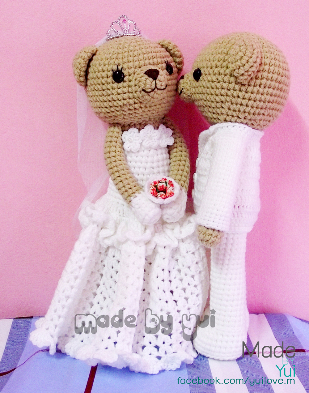 ตุ๊กตาแต่งงาน หมีบ่าว-สาว 14 นิ้ว