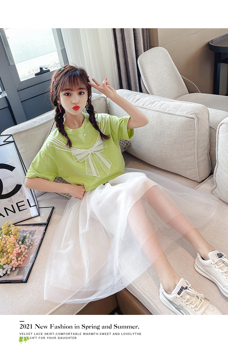 dr5499 เสื้อ+กระโปรง เด็กโต 3 ตัวต่อแพ็ค 110-160 (เลือกไซส์ได้ให้ครบแพ็ค)