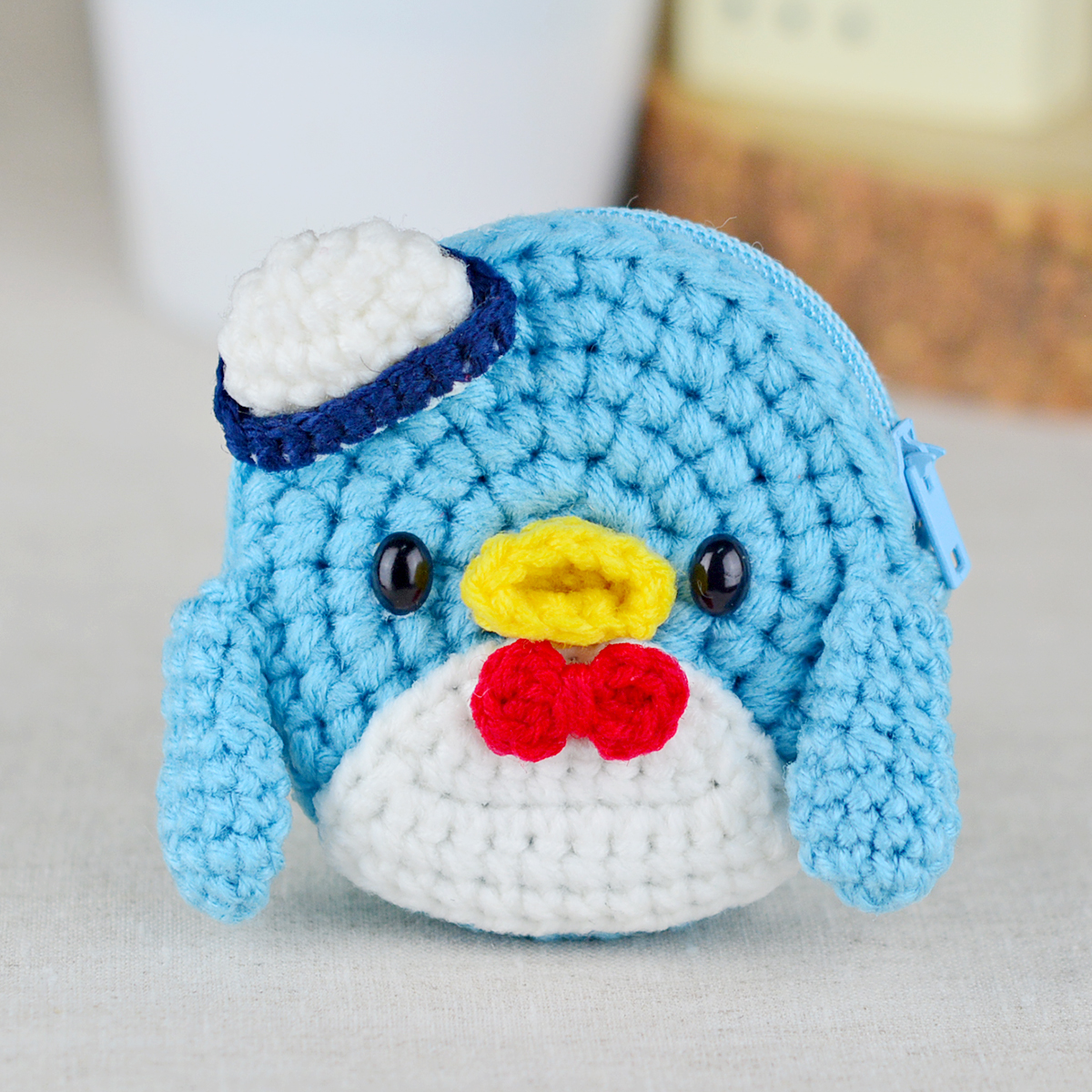 แพทเทิร์นกระเป๋าใส่เหรียญ ทรงกลม