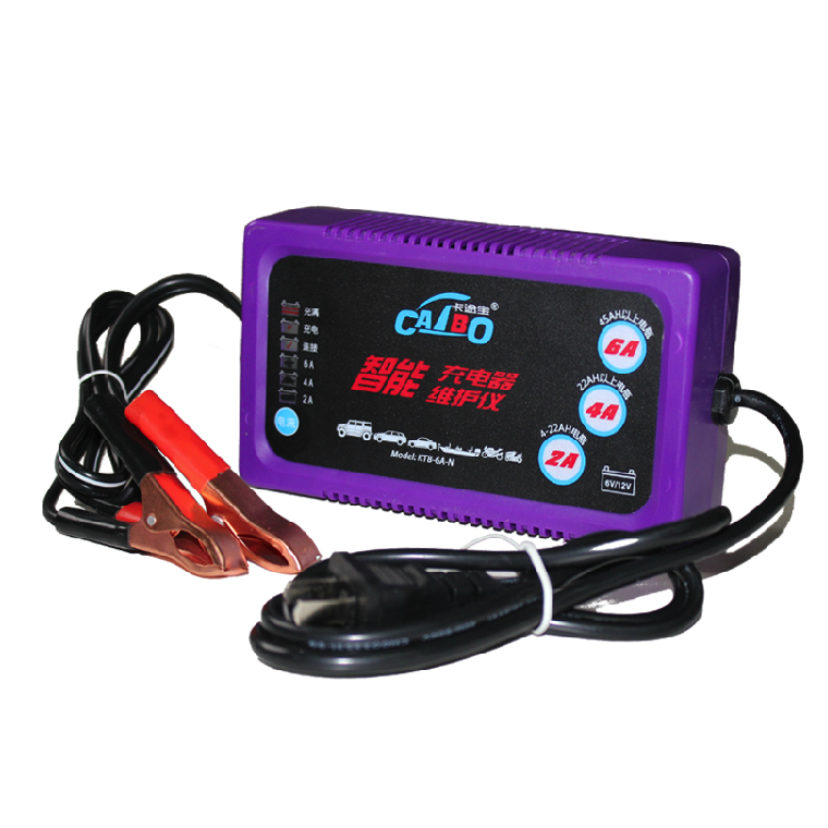เครื่องชาร์จและซ่อมแซมแบตเตอรรี่ สลายซัลเฟต 6/12V 2A 4A 6A