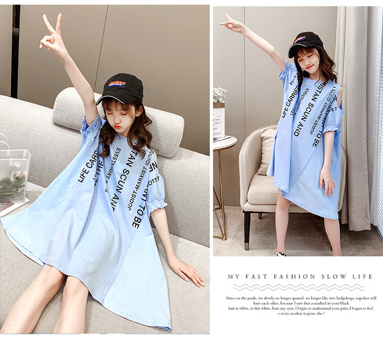 dr5265 เดรส เด็กโต 3 ตัวต่อแพ็ค 110-170 (เลือกไซส์ได้ให้ครบแพ็ค)
