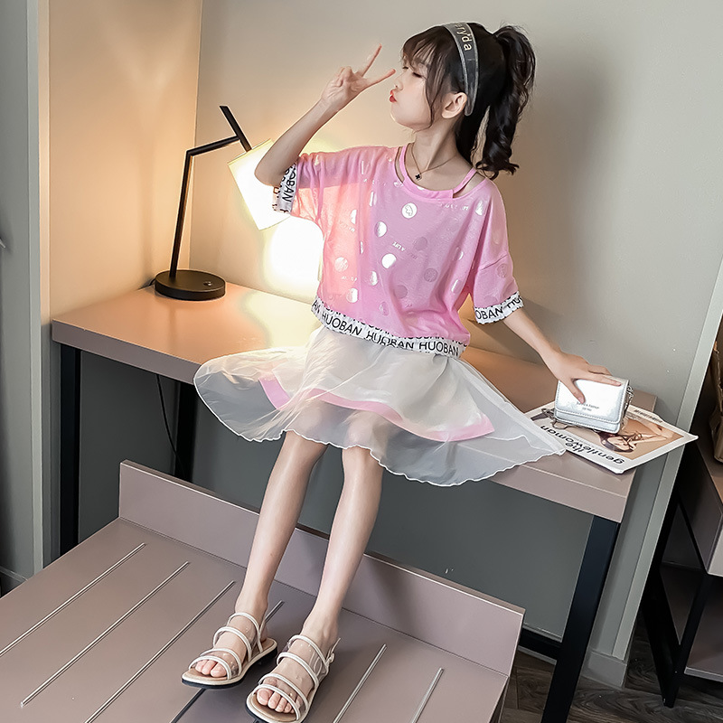 hp404 เสื้อ+กระโปรง เด็กโต 3 ตัวต่อแพ็ค size 110-170 (เลือกไซส์ได้ให้ครบแพ็ค)