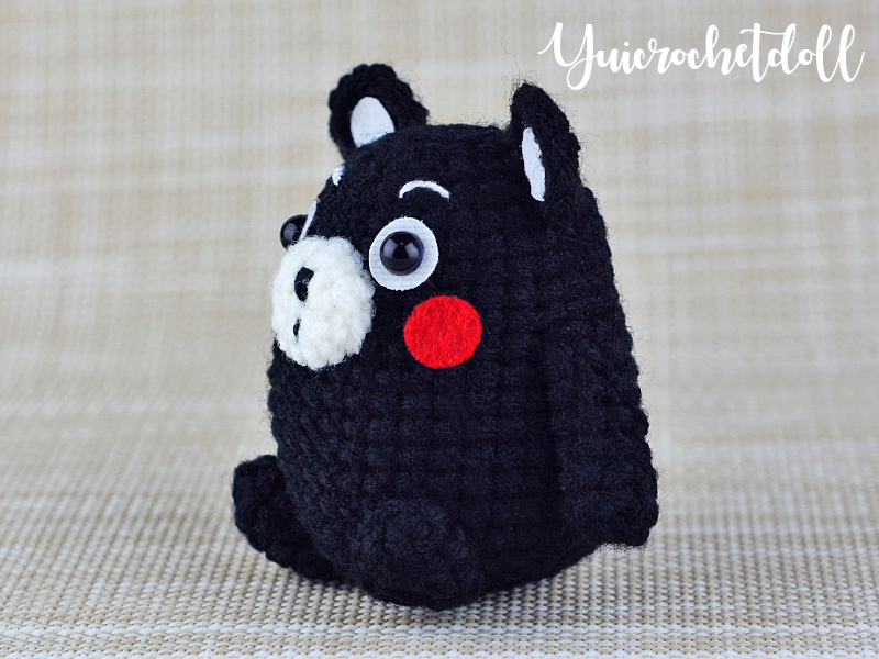 ตุ๊กตาถักโครเชต์ คุมะมง Kumamon