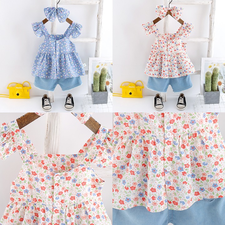ha1766 เสื้อ+กางเกง size 80-120 จำนวน 5 ตัวต่อแพ็ค