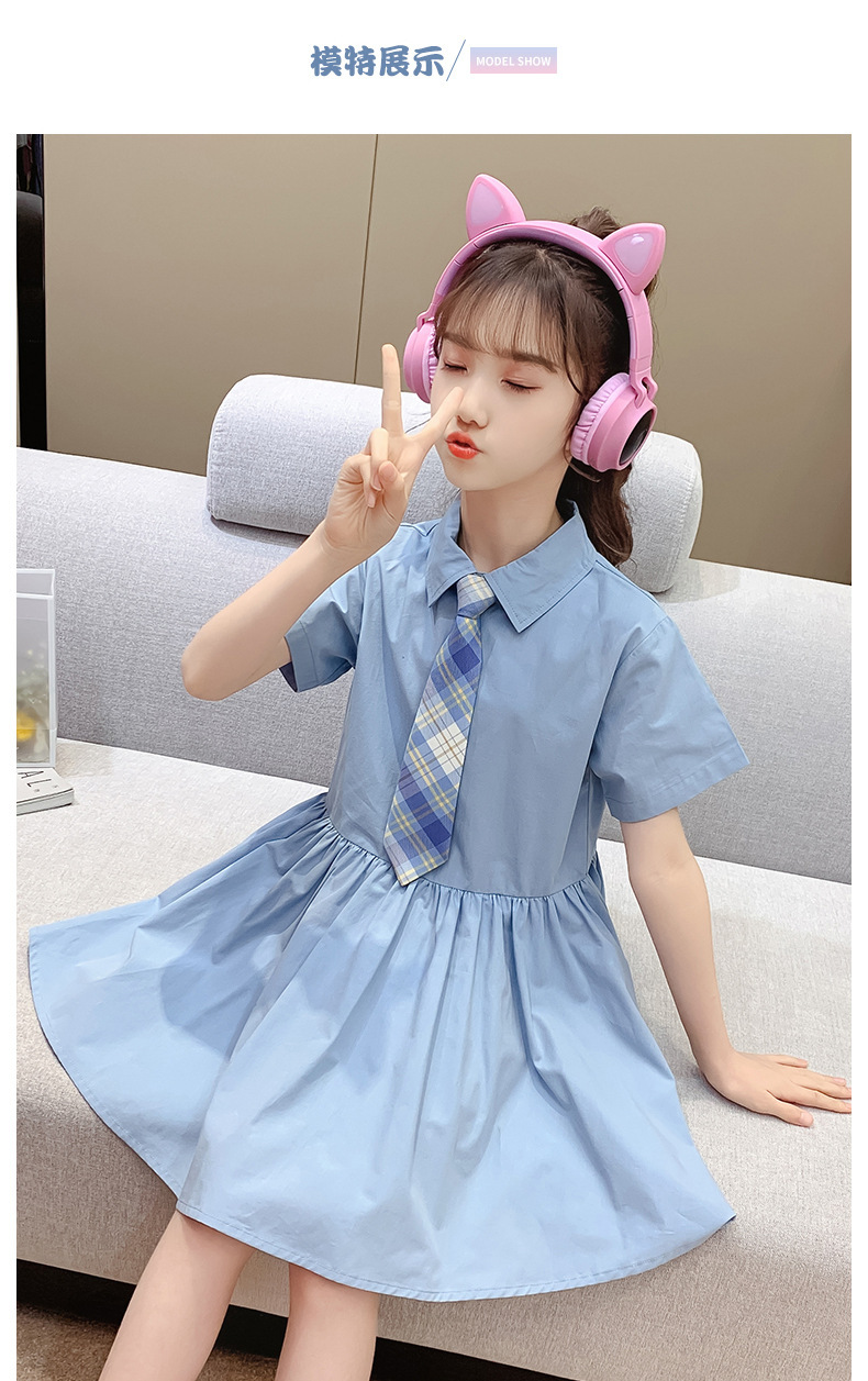 dr4988 เดรส เด็กโต 3 ตัวต่อแพ็ค 110-160 (เลือกไซส์ได้ให้ครบแพ็ค)