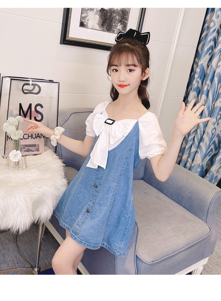 dr4849 เดรส เด็กโต 3 ตัวต่อแพ็ค 110-160 (เลือกไซส์ได้ให้ครบแพ็ค)