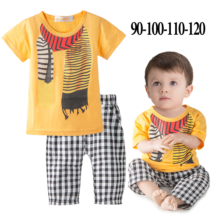 km1956 ชุดเด็ก เสื้อยืด+กางเกงขายาว 4 ตัวต่อแพ็ค