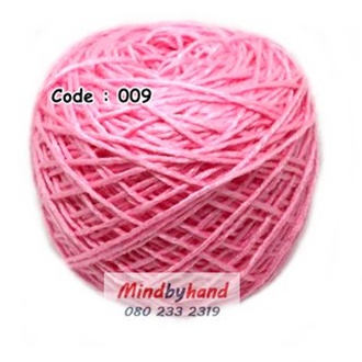 ไหมเบบี้ซิลค์ 50 กรัม สี 09 สีชมพูหวาน