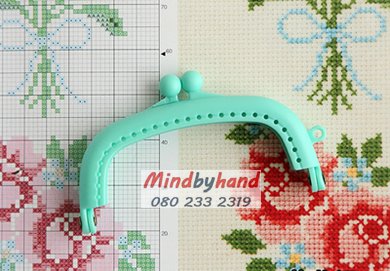 ปากกระเป๋าปิ๊กแป๊กพลาสติก ขนาด 3.5 นิ้ว