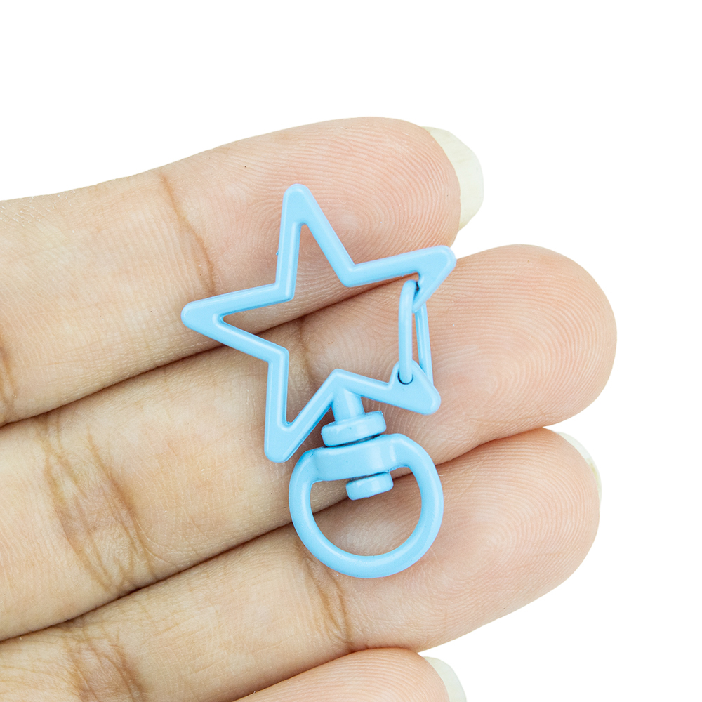 [ส่งจากไทย] MT47 ตะขอก้ามปูรูปดาว ตะขอพวงกุญแจ อะไหล่พวงกุญแจ DIY Craft╭♥