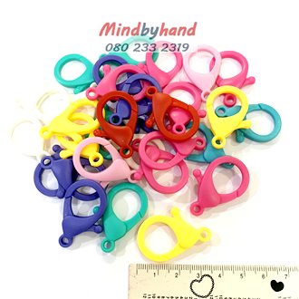 ก้ามปู พลาสติก ขนาด 2 x3.5 cm.