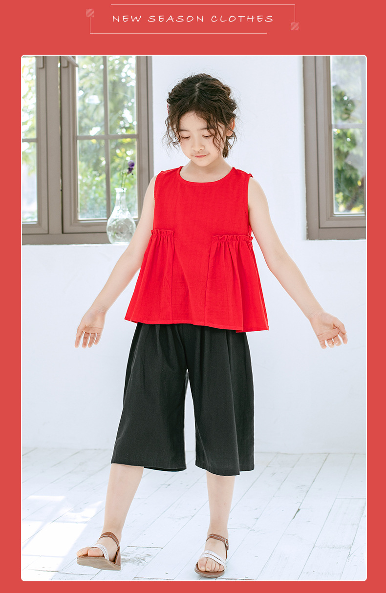 dm174 เสื้อแขนกุด เด็กโต 3 ตัวต่อแพ็ค 110-150 (เลือกไซส์ให้ครบแพ็ค)