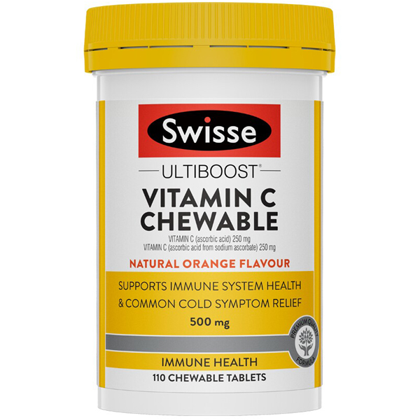 พร้อมส่ง วิตามินซี แบบเคี้ยว Swisse Ultiboost Vitamin C Chewable