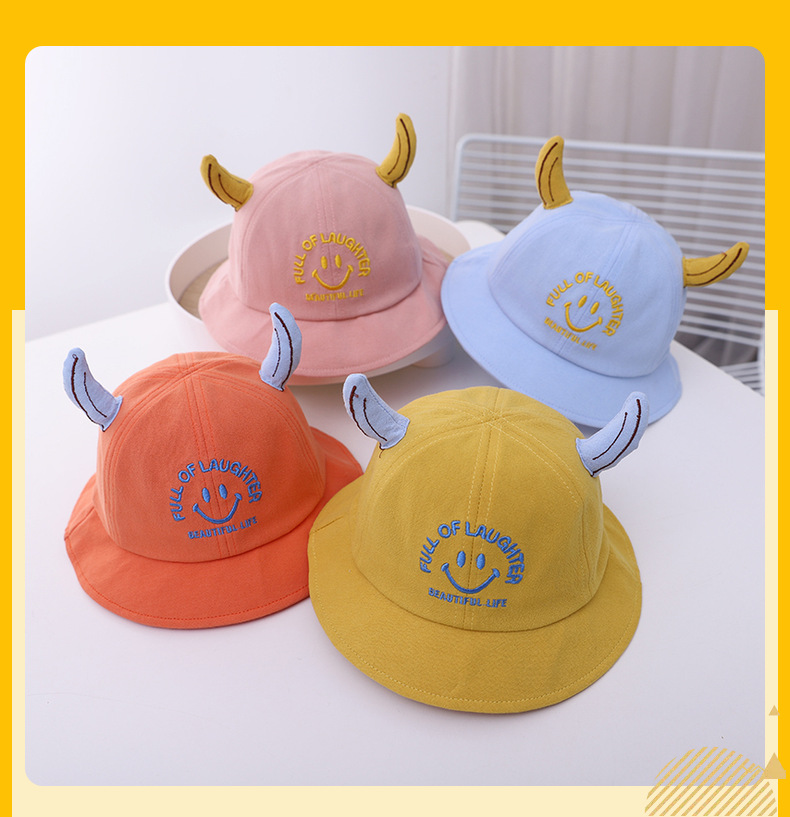 yu1802 หมวกเด็ก 5 ใบต่อแพ็ค **คละสี**