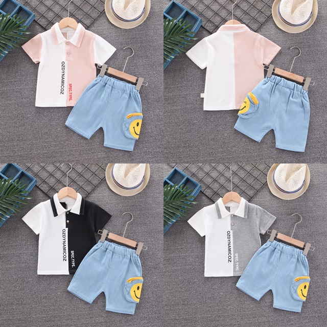 ha1595 เสื้อ+กางเกง size 80-110 จำนวน 4 ตัวต่อแพ็ค