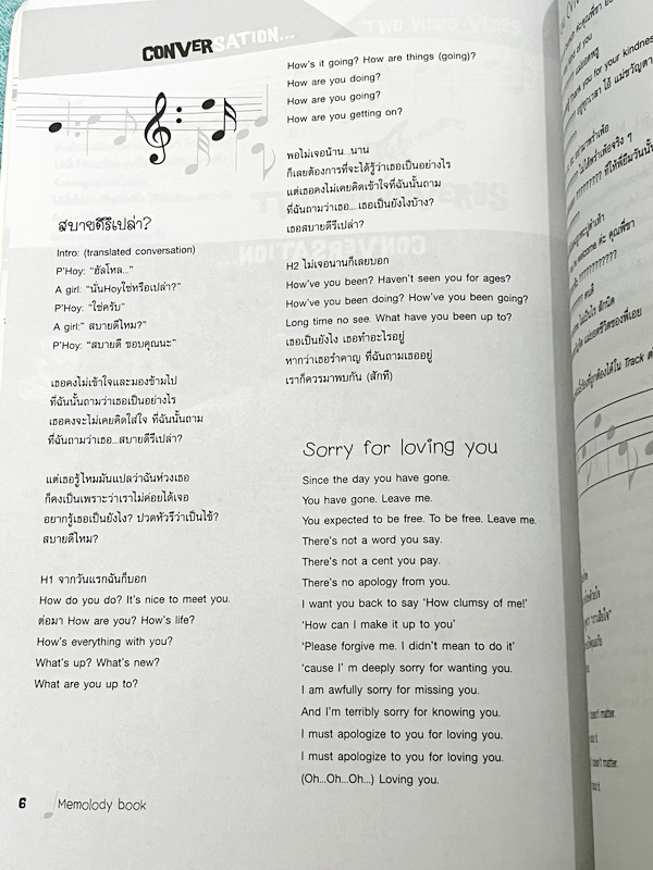 ►ครูพี่แนน Enconcept◄ เซ็ทหนังสือ Memelody + CD เพลงภาษาอังกฤษครูพี่แนน ในเซ็ทมีเพลงครอบคลุมคำศัพท์ตั้งแต่ระดับ Basic จนถึง Advanced เหมาะสำหรับเด็กประถมปลาย - สอบเข้า ม.1 - ม.ต้น - สอบเข้า ม.4 จนถึงระดับชั้น ม.ปลาย มีเพลงทั้งหมดมากกว่า 219 เพลง ช่วยเพื่อ