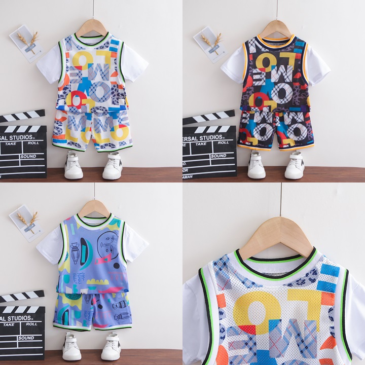 ha1704 เสื้อ+กางเกง size 80-120 จำนวน 5 ตัวต่อแพ็ค