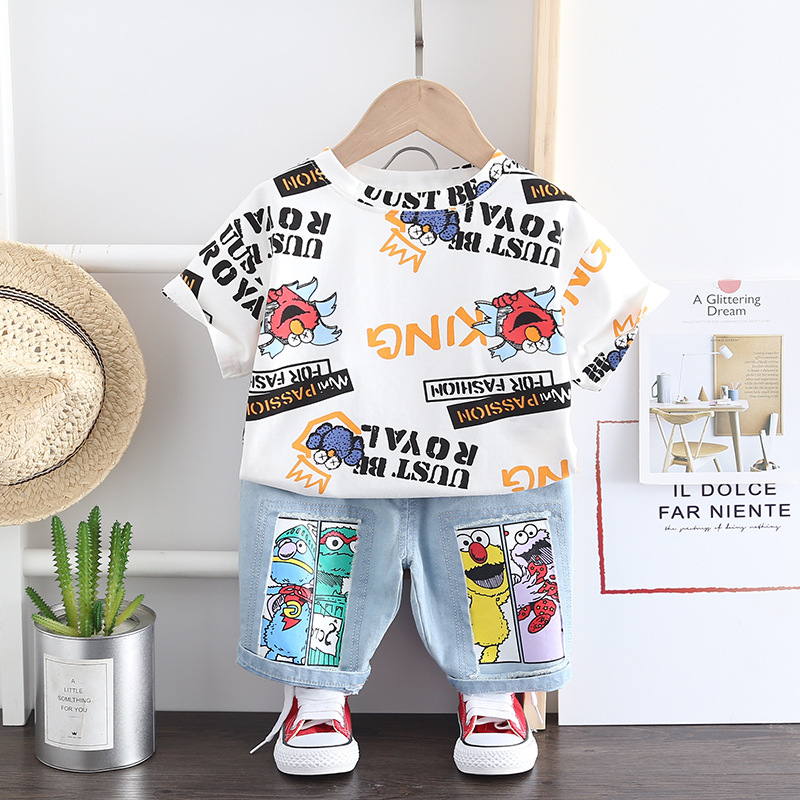 ha1392 เสื้อ+กางเกง size 80-110 จำนวน 4 ตัวต่อแพ็ค