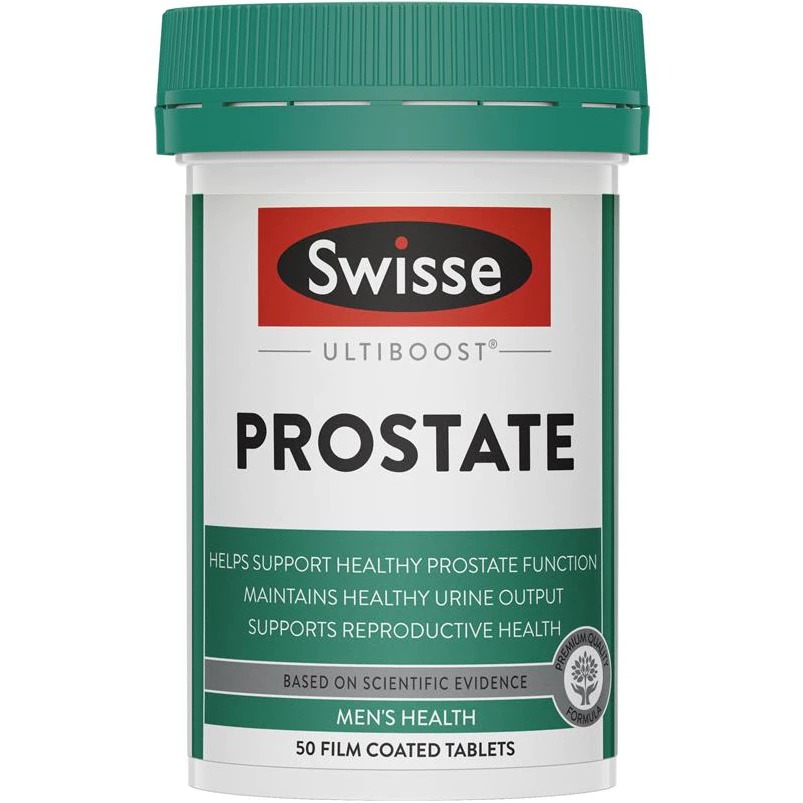 พร้อมส่ง อาหารเสริมบำรุงต่อมลูกหมาก Swisse Ultiboost Prostate 50 เม็ด
