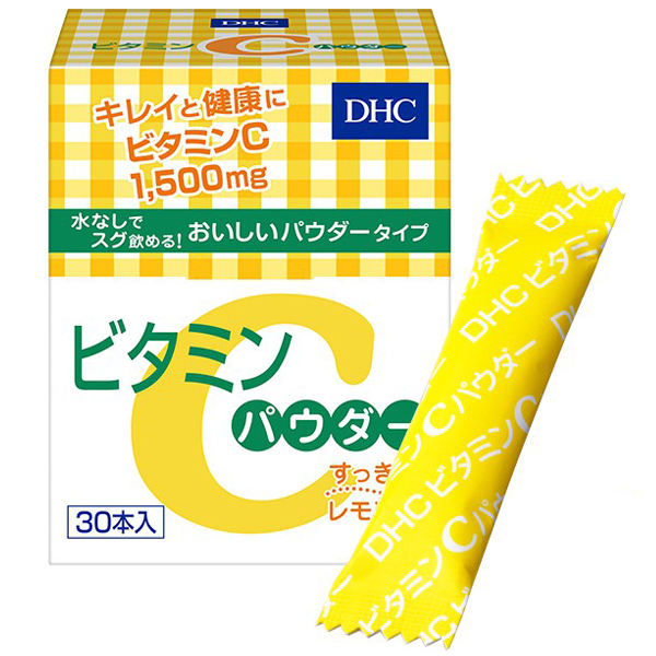 พร้อมส่ง วิตามินซีเข้มข้นชนิดผง DHC Vitamin C Powder 1500 mg. 30ซอง