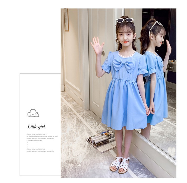 dr4847 เดรส เด็กโต 3 ตัวต่อแพ็ค 110-160 (เลือกไซส์ได้ให้ครบแพ็ค)