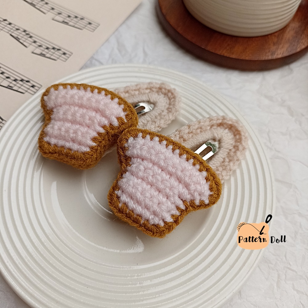 E-book ส่งทาง e-mail แพทเทิร์นกิ๊บติดผมโครเชต์ ชุดที่ 1