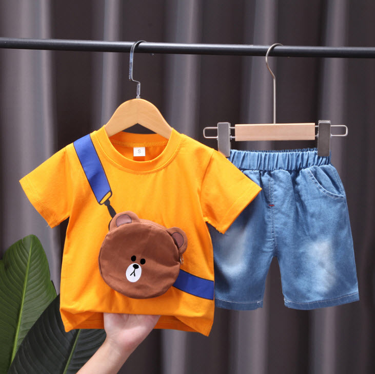 ha1470 เสื้อ+กางเกง size 80-110 จำนวน 4 ตัวต่อแพ็ค