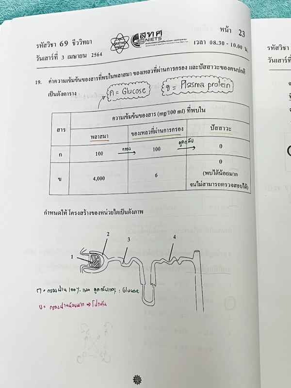 ►ข้อสอบ สทศ.◄ ปกใหม่ หนังสือกวดวิชาหมอพิชญ์ไบโอบีม Biobeam รวมข้อสอบจริงวิชาชีววิทยา สทศ.ปี 2558 -2564 เฉลยครบทุกข้อ จดครบทุกหน้า จดละเอียด หนังสือเล่มหนาใหญ่มาก