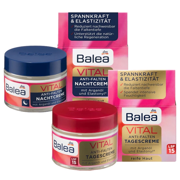 พร้อมส่ง ครีมโบท็อกซ์เยอรมัน วัย40+ Balea Vital Cream tages/nacht 50ml.