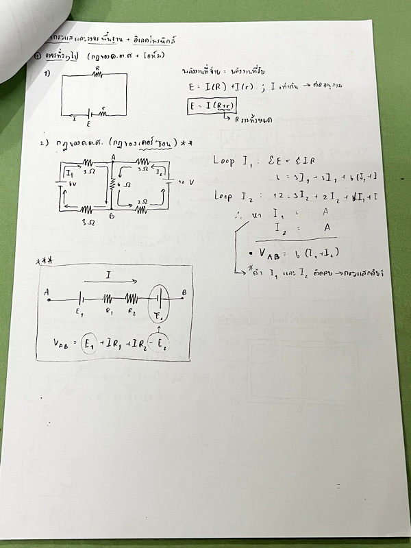 ►มหิดลรอบ 2◄ ชีท อ.จิรัฐ ติวโจทย์ฟิสิกส์สอบเข้า ร.ร.มหิดลวิทยานุสรณ์รอบที่ 2 มีโจทย์ทั้งภาคคำนวณ และภาคบรรยาย เป็นชีทเรียงตามหน้า มีจดบางหน้า จดละเอียด มีชีทเฉลยให้อีกต่างหาก ในชีทมีเฉลยบางข้อ มีความหนารวม 51 หน้า ลายมือจดโดยน้องผู้หญิงที่สอบติด ม.4 มหิดล