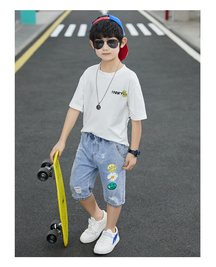 pa428 เสื้อ+กางเกงยีนส์ 110-160 จำนวน3 ตัวต่อแพ็ค (เลือกไซส์ได้ให้ครบแพ็ค)